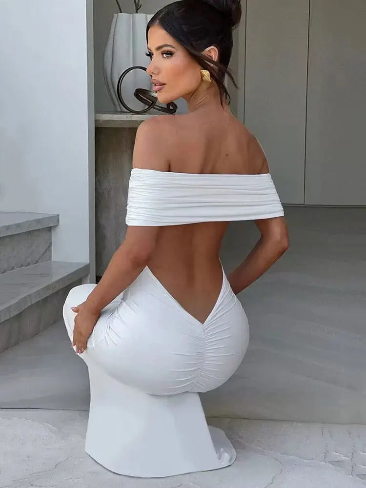 Lory Maxi Dress - Elegant Strapless