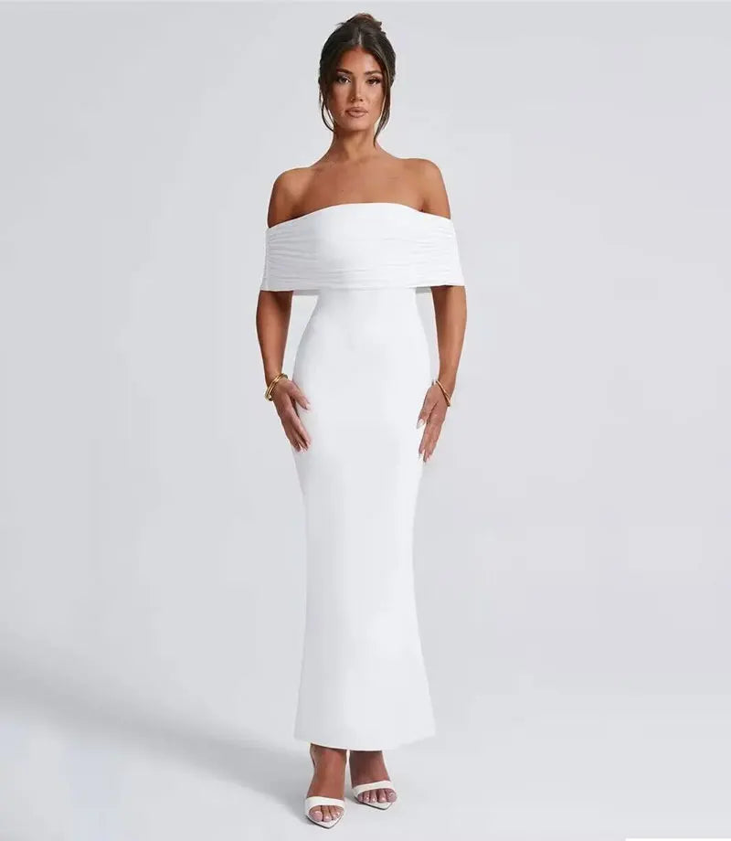 Lory Maxi Dress - Elegant Strapless