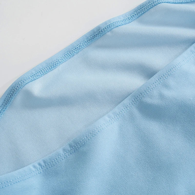 Maya Strapless Mini Dress - Light Blue
