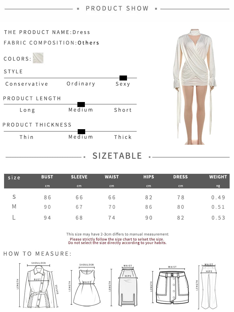Lena Backless Tassel Bodycon Mini Dress - White