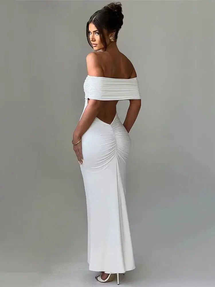 Lory Maxi Dress - Elegant Strapless
