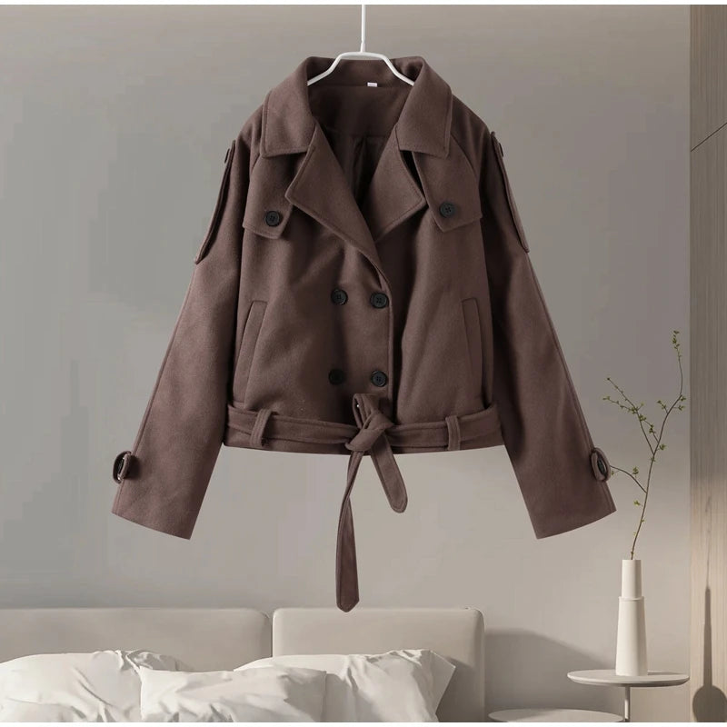 Amelia Trench Coat – Brown