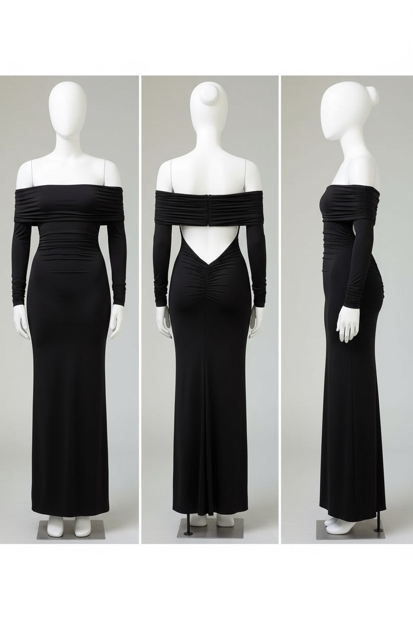 Lory Maxi Dress - Elegant Strapless