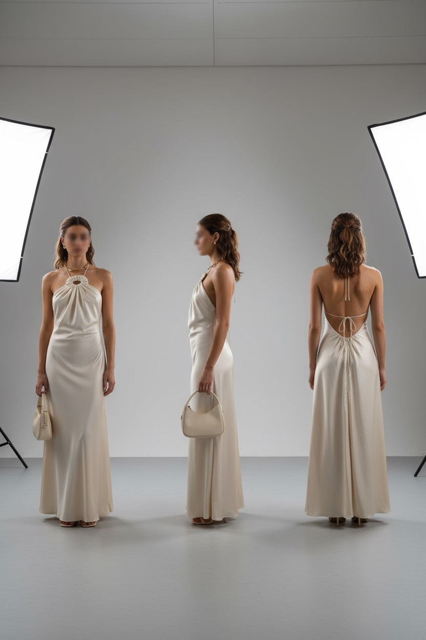 Bruce Halter Dress - Summer Glam