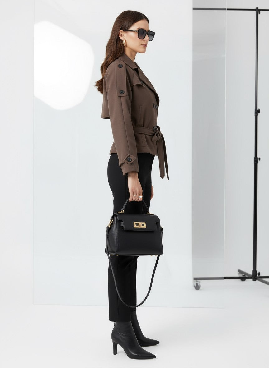 Amelia Trench Coat – Brown