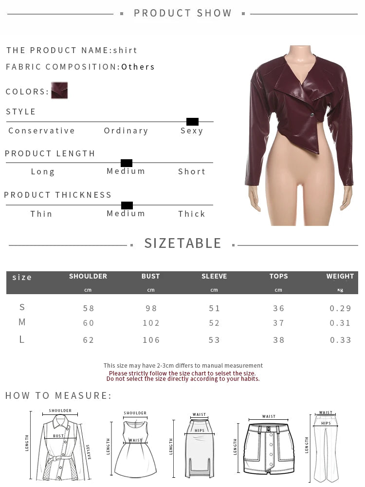 Anya Faux Slim Fit Cropped Blazer